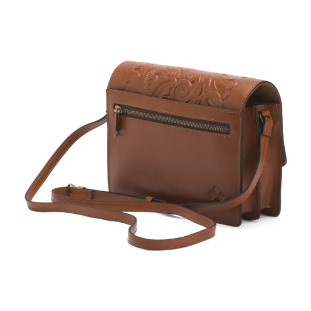 PATRICIA NASH Leather Laurentina Medium Multi Compartment Crossbody - Picture 3 of 4